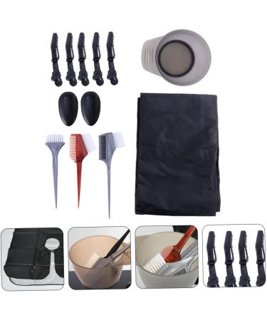 Ipetboom Set Hair Color Kit Plastic Mixing Bowls Hair Dye Ear Cover Haircut Cape Hair Coloring Dyeing Kit Hair Coloring Clip Hair Dye Tool Hair Coloring Tools Plastic Dye Modeling Dye Bowl 15x8cm As Shown - Buy Online on GoSupps.com