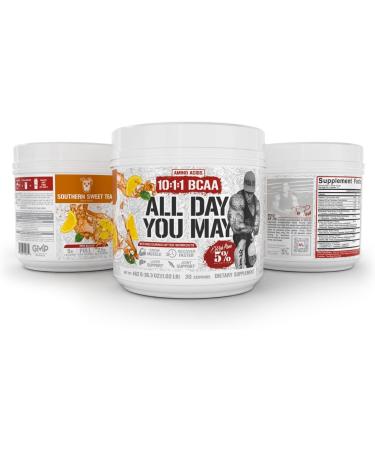 5% Nutrition Rich Piana AllDayYouMay BCAA Powder Premium Intra & Post Workout Amino Acids Hydration Endurance Muscle Recovery Joint & Liver | 16.3 oz 30 Srvgs (Southern Sweet Tea) - Buy Online on GoSupps.com