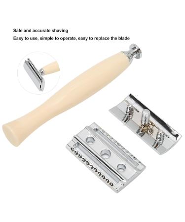 Chiciri Manual Razor - Safe & Precise Shaving for Home Office & Hotel | Smooth Beige Design - Buy Online on GoSupps.com