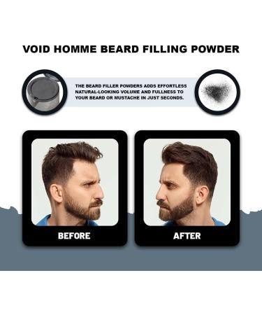VOID Homme Hairline Powder (Dark Brown) Instant Hair Concealer for Root Cover up Mens Hair Powder & Hair loss Concealer Bald Spot Concealer Beard Filler Water-Resistant 48Hr Root Touch Up Powder - Buy Online on GoSupps.com
