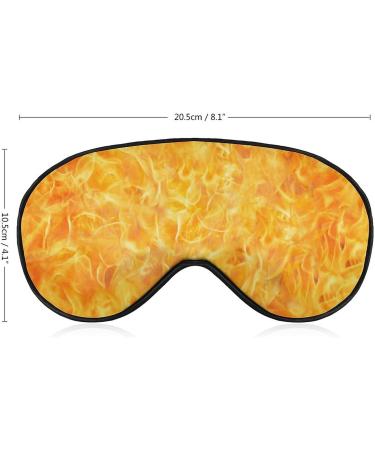 Flame Texture Sleep Mask for Women - Adjustable Eye Shades with Elastic Strap | Comfortable & Stylish Sleep Solution - Buy Online on GoSupps.com