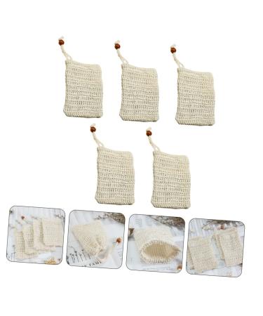 FRCOLOR 10 Pcs Mesh Soap Bags - Soap Saver Pouches & Soap Holders for Foaming & Bathing - Durable Cotton Drawstring & Sisal Design - Buy Online on GoSupps.com