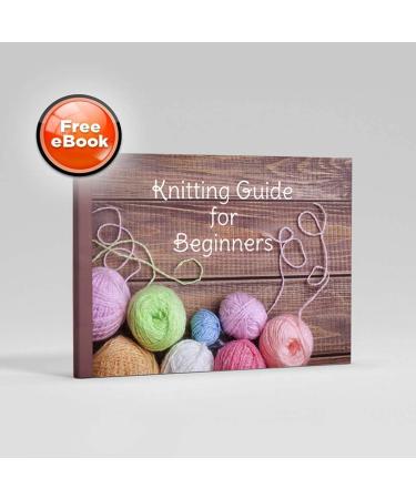 KnitPal 12-inch Short Circular Knitting Needles Set - 11 Sizes for Babies, Sleeves, Socks - Free Patterns eBook - US 0-10 (2-6mm) - Buy Online on GoSupps.com