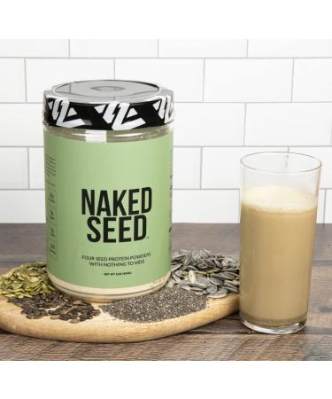 Naked Seed 4 Seed Protein Powder - Chia, Watermelon, Sunflower & Pumpkin - Gluten-Free, Soy Free, Vegan - 15 Servings - Buy Online on GoSupps.com