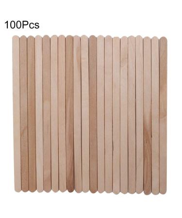 Nikou Wax Applicator Stick - 100pcs Small Wooden Spatula for Hair Removal | Wood Depilatory Wax Tools - Buy Online on GoSupps.com
