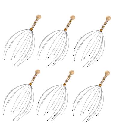 TOVINANNA 12 STK Massage device Scalp Haut Cyk Care Shampoo Schrubber Scalp massage brushwear W scher Multifunctional Tool Steel Massage Head grumpers