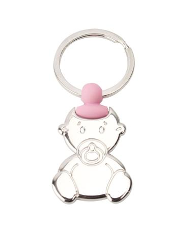 DISOK - Keyring Baby Pacifier Pink