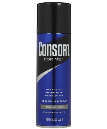 Consort For Men Hair Spray Regular Hold 8.3 oz ( Pack of 11)