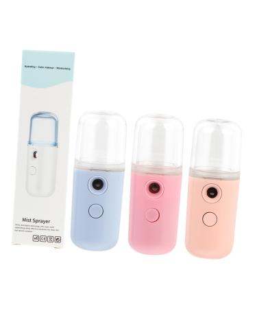 Healeved 4pcs Small Pill Hydrating Instrument Facial Mister Face Humidifier Skin Moistener Spray Humidifier Face Steamer Face Mist Steamer Face Mist Sprayer Beauty Sprayer