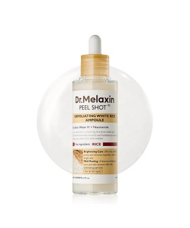 Dr.Melaxin Ampoule Gommage claircissant au Riz Blanc limination des Cellules Mortes de la Peau Exfoliant Doux pour Visage et Corps Pour Tous les Types de Peau Soin de la Peau Cor en 80ml