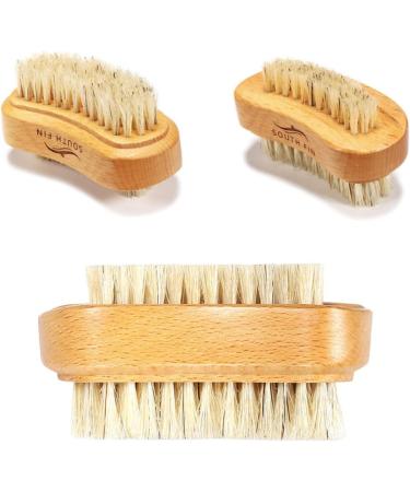 FRCOLOR Double Sided Nail for Cleaning Wood Hand Nail Scrub Nail Cleaning Brush Bristle Nail Brush Manicure Nail Cleaner Brush Nail Cleaning Tool Bristles Wooden Foot Wash - Buy Online on GoSupps.com