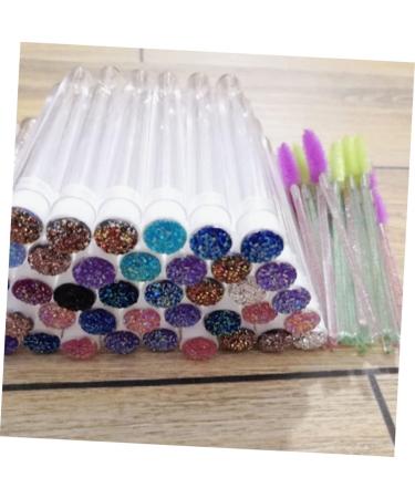 WOONEKY 10pcs Hollow with Drill Empty Mascara Tube and Wand Eyelash Brush Holder Woman Tubing Mini 11x1.2cm Random Color - Buy Online on GoSupps.com