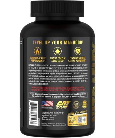 GAT SPORT Deep Wood Libido & Testosterone Booster DHEA KSM-66 Ashwagandha Shilajit 60 Servings - Buy Online on GoSupps.com