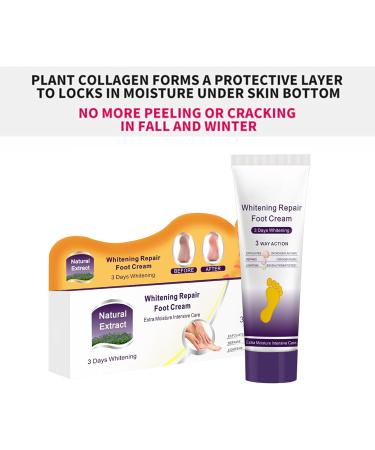 Foot Heel Cream | Foot Cream for Dry Cracked Heels - Dry Foot Repair Gel 100ml for Knees Elbows and Hands Moisturizing for Feet Foot Kasmole - Buy Online on GoSupps.com