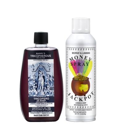 Lenman & Kemp Barry's Tricopherous (Black) 8oz + Money & Jackpot Spray 8oz