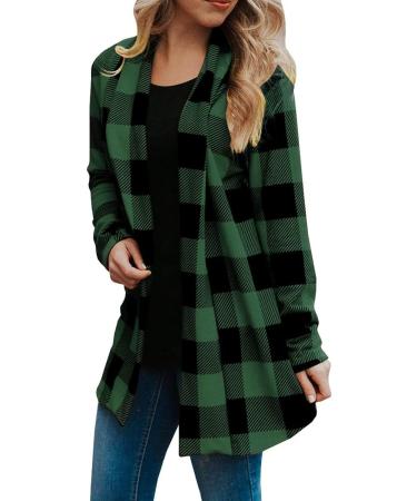 Long Shirt Outerwear Top Thin Warm Knitted Coat Women's Blouse V-Neck Shirt Tunic Long Women's Tunic Women's Shirt Casual Checked Shirt Women's Winter Chunky Knit Jacket C-ag XL - Buy Online on GoSupps.com
