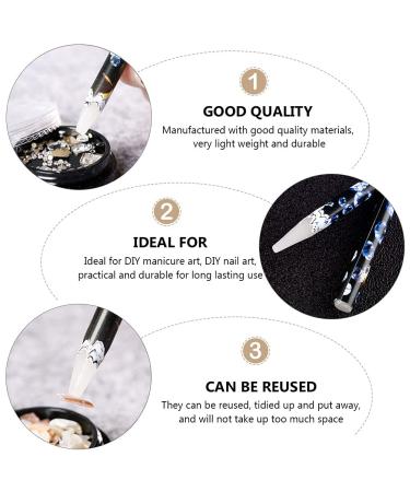 10pcs Rhinestone Picker Pen Set - Nail Dotting & Wax Pen for Manicure | Self-Adhesive Nail Art Tools - International Shipping - Buy Online on GoSupps.com