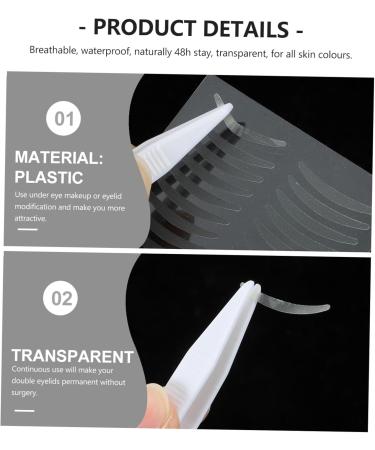 NOLITOY 240 Pairs Tape Double Eyelid Sticker Beauty Tools Invisible Eyelid Sticker Variety Dolphin - Buy Online on GoSupps.com