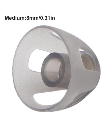 10 Pieces Hearing Aid Dome - Soft Open Earplugs for Hearing Impairment - Replacement Black Layer Earplugs (8mm) for Seniors - Buy Online on GoSupps.com