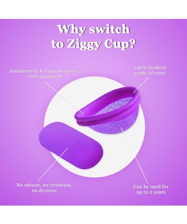 INBOLM 2 Pack Menstrual Discs Reusable Period Cups Medical-Grade Silicone Flat-Fit Cup Moon Cup Alternative to Tampons Petal Thin and Ultra Comfortable for Women Sizes S + L with Silicone Case - Buy Online on GoSupps.com