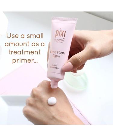 Pixi Beauty Rose Flash Balm 45 ml | 3-in-1 Moisturizer Mask & Primer | Oil-Free Antioxidant Formula | International Shipping Available - Buy Online on GoSupps.com
