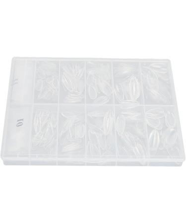 Artificial False Nail Tips False Nail Tips Set Easy Painting Ultra Thin Transparent Various Sizes for DIY Nail Art (06#) - Buy Online on GoSupps.com