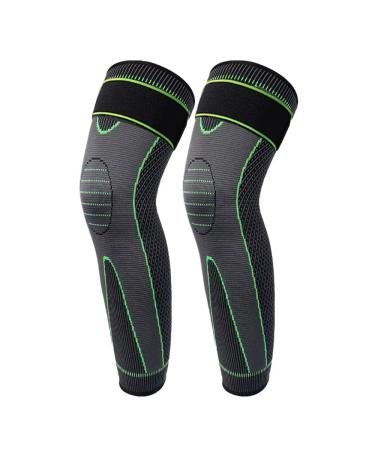 Knee Brace for Men and Women Knee Support Compression Sleeves for Pain Relief - Support for Weightlifting Sports Workout Meniscus Tear ACL Arthritis (Adjstable Size For Small Medium & Large)