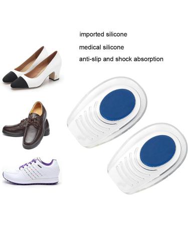 Heel Cups for Plantar Fasciitis - Silicone Insole Inserts for Pain Relief | Achilles Support for Men & Women | 2 Pairs - Buy Online on GoSupps.com