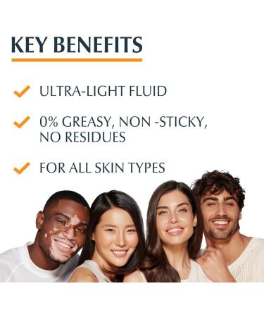 Eucerin Sun Face Hydro Protect Ultra-Light Fluid SPF 50+ Cream for All Skin Types Even Sensitive Skin with Advanced Spectral Technology 50ml - Buy Online on GoSupps.com