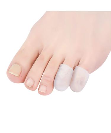 Hoogoo Pinky Toe Sleeves Protector 10 Pack Small Toe Caps Toe Cover Sleeves Provides Relief from Corns Blisters Reduce Friction - Buy Online on GoSupps.com