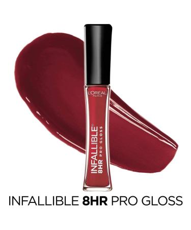 L'Oreal Infallible 8HR Pro Gloss - Rebel Red 315 | Long-Lasting Lip Gloss 0.21 fl oz - Buy Online on GoSupps.com