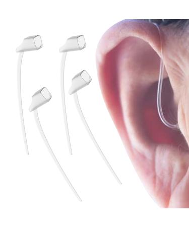 Hearing Amplifier Mounting Clip 4 Pieces Comfortable Flexible Clip Nonslip Ear Amplifier Strap for Daily Use Training Sports Work Sleeping Social Events