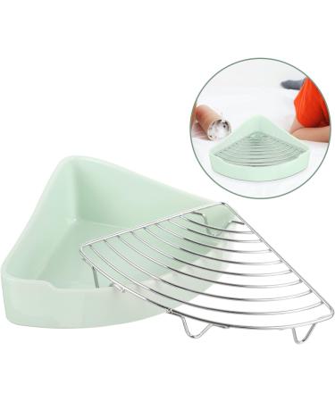 VILLFUL Small Pet Ceramic Toilet Indoor Bunny Potty Tray Bunny Pet Toilet Bunny Litter Tray Rats Hamster Litter Pan Pet Potty Rabbit Training Potty Bunny Cage Toilet Small Pet Cage Supply 24x18.5cm Light Green - Buy Online on GoSupps.com