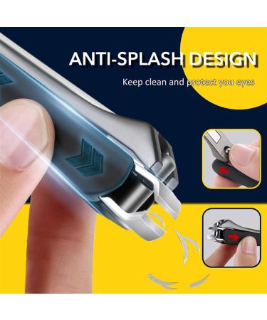 Nail Clipper for Thick Nails 1Pcs Nail Clippers Manicure Tool Anti Splash Fingernail Toenail Nippers Pedicure Cutter Cuticle Scissors Trimmer (Color : Gold) - Buy Online on GoSupps.com