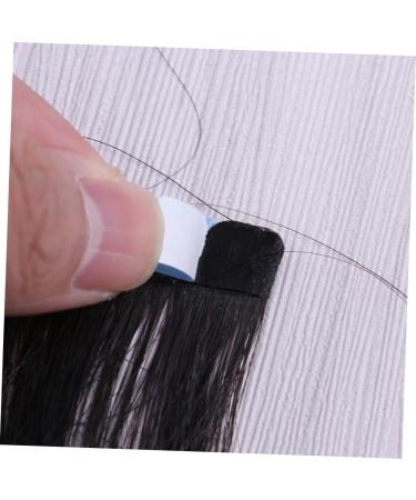 DOITOOL Grip Tape Glue Tape Human Hair Twisted Braid Afro Wig Double-sided Adhesive Wigs Party Show Wig Seamless Hair Extention Tape in Hair Perm Hair Real Hair Double Sided Tape 40.00X4.00X0.30CM Black - Buy Online on GoSupps.com