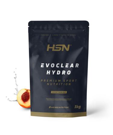 HSN HSN Evoclear Hydro Clear Whey | Peach Flavor 1 kg 40 servings | Hydrolyzed Whey Protein | Refreshing Juice-Type Protein | Non-GMO Vegetarian Gluten-Free & Soy-Free