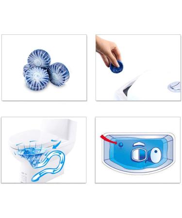 Meihejia 6 Pack Automatic Toilet Bowl Cleaner Tablets - Effortless Cleaning for a Fresh Bathroom - Buy Online on GoSupps.com