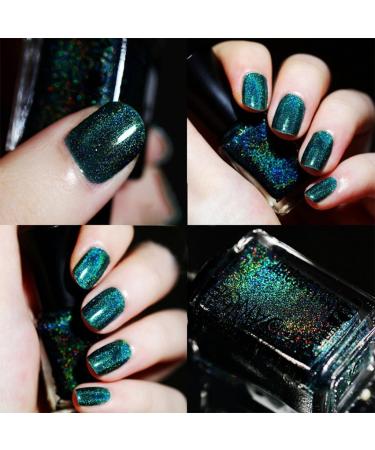 Glitter Nail Polish Holographic Nail Varnish Diamond Glitter Quick Dry Nail Polish No UV Lamp Curing Long Lasting Chip Resistant Non-Toxic Quick Drying Salon Manicure At Home Manicure (LS-15) - Buy Online on GoSupps.com