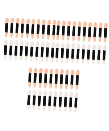 FOMIYES 60 Pcs Ladies Suits Double Head Eyeshadow Makeup Eyeshadow Brush Sponge Brush Disposable Mx3pcs As Shownx3pcs