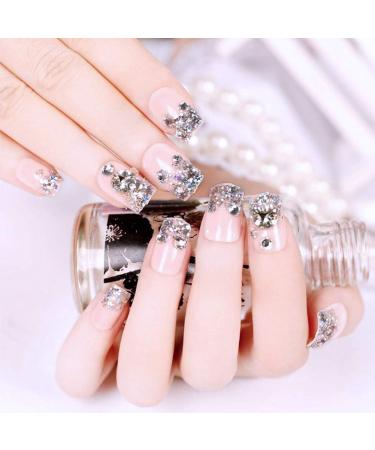 1500-Piece AB Crystal & Clear Rhinestone Nail Art Set with Tweezer & Dotting Pen - Buy Online on GoSupps.com