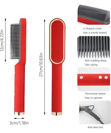 FANA Hot Air Brush - Professional Hair Straightener Fast Heating & Anti-Scalding Travel Comb Tool for Perfect Hair - Buy Internationally - Buy Online on GoSupps.com