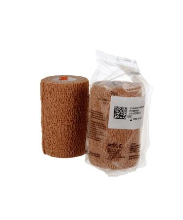 3M Coban Self-Adherent Wrap 1584, Tan, 18 Bags/Case
