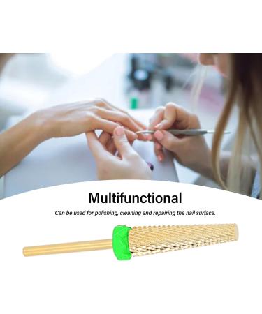 Manicure Drill Multi-Function Grinding Ultra Long Golden Nail Drill Bit with Storage Box for Beauty Salon (134#-C) - Buy Online on GoSupps.com