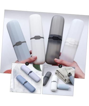 Gogogmy 4-Piece Travel Toothbrush Case Set - Toothpaste & Toothbrush Holder for International Shipping - Buy Online on GoSupps.com