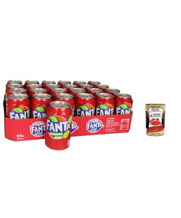 Italian Gourmet E.R. 48 x Fanta Strawberry & Kiwi 330ml + Polpa Italian Gourmet 400g