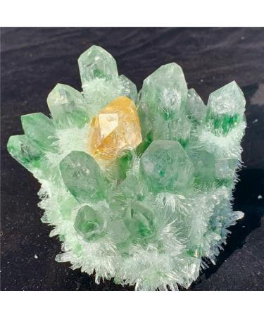 Natural Crystal Rough 780g Natural Green Ghost Quartz Cluster Mineral Crystal Specimen Healing - Buy Online on GoSupps.com