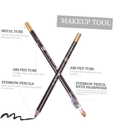 LALADEFIEE 8pcs Eyebrow Makeup Wooden Makeup Accessories Eyebrow Tools Eyebrow Makeup Tool 1 count (Pack of 1) Coffee - Buy Online on GoSupps.com