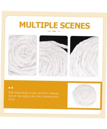 Ipetboom 2 Hairdressing for Skin Care Cotton Hair Towel Manicures Cotton Balls Bulk Hair Coils Stomach Tape Dedicated Makeup Utensils White Absorbent Cotton - Buy Online on GoSupps.com