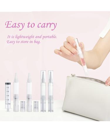 HyzaPhix 5Pcs Touch Up Paint Pen Refillable Paint Brushes Applicator Empty Twist Pen Fillable Touch-Up Paint Brush Pen for Wall Cabinets Furniture Stains Scratches Repair 5ml +6ml - Buy Online on GoSupps.com