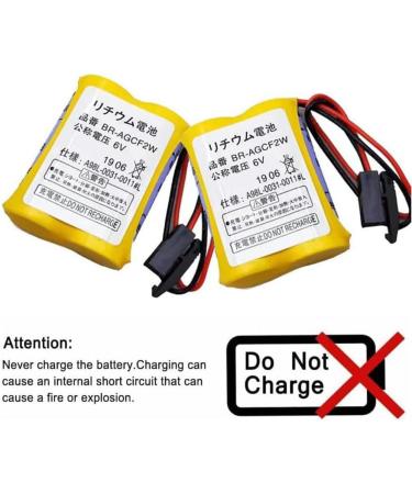Buy (10-Pack) 6V BR-AGCF2W 2200mAh PLC Replacement Battery for FANUC - Compatible A98L-0031-0011 - International Shipping Available - Buy Online on GoSupps.com